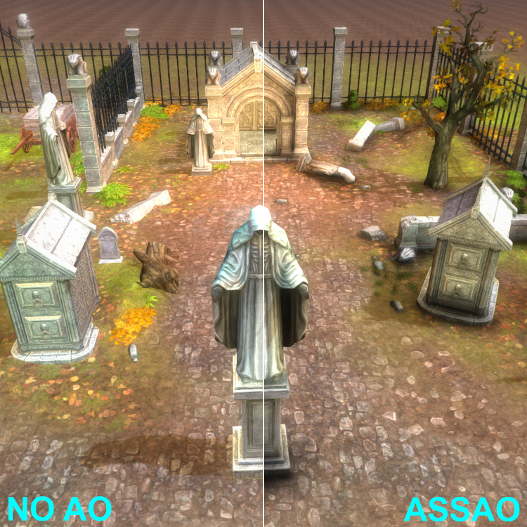 SSAO 的效果
